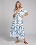 Floral Print Short Sleeve Summer Dress