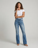 Retro-Inspired Bootcut Jeans for Women
