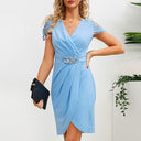 Stylish Sleeveless Mini Dress for Weddings