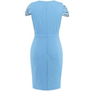 Stylish Sleeveless Mini Dress for Weddings