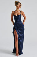 Navy Blue Maxi Dress for Effortless Style
