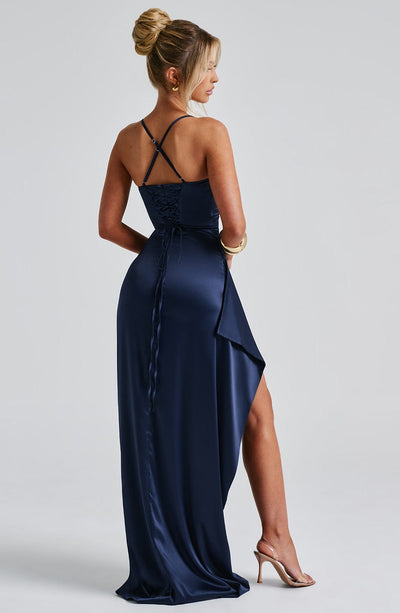Navy Blue Maxi Dress for Effortless Style