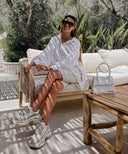 Freya White Muslin Blouse - Stylish & Chic