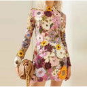 Artisan Craft Floral Design Dress