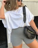 Trendy Oversized Studded Tee