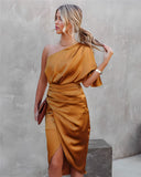 Chic Silk Evening Dress for Special Occasions