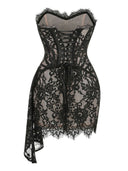 Lace Corset Mini Dress for Chic Style