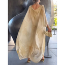 Chiffon Marble Print Dress for Chic Style