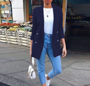 Chic Classic Double-Button Blazer for Effortless Style