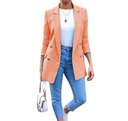 Chic Classic Double-Button Blazer for Effortless Style