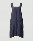 Cotton Apron Dress with Pockets - Stylish & Functional