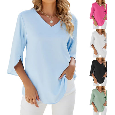 Sophie – Chic V-Neck Blouse Design