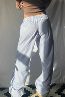 Striped Elastic Waist Pants for Effortless Style