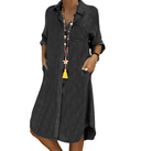 Chic Long Sleeve Denim Dress for Women