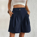 Chic Women's Stretch Cargo Shorts