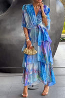 Chic Flowing Chiffon Dress