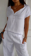 Stylish V-Neck Tee for Everyday Wear