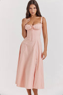 Waist-Defining Summer Fashion Dress