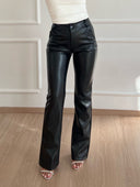 Retro Women’s Flared Leg Pants – Stylish Fit