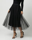 High Waist Ankle-Length Skirt in Chic Styles