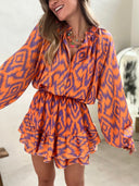 Eleanor - Flowy Ruffle Mini Dress for Every Occasion