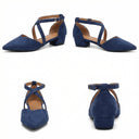 Chic Pointed Toe Flat Sandals