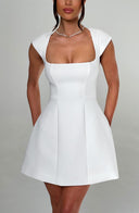 Ivory Chic Mini Dress for Every Occasion