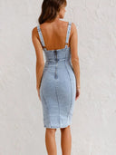 Mirabella™ Adjustable Strap Denim Dress