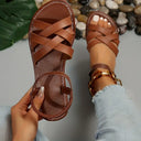Chic Braided Flat Sandals for Everyday Wear