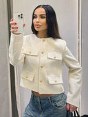 Arya - Stylish Tweed Blazer for Any Occasion