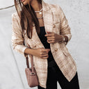 Hailey - Stylish Check Blazer for Office & Events