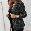 Hailey - Stylish Check Blazer for Office & Events