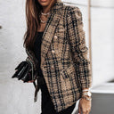 Hailey - Stylish Check Blazer for Office & Events