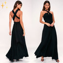 Women's Multiway Wrap Dress - 50+ Styling Options & Stretch Material