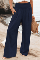 Chic Women’s Palazzo Pants in Stretch Fabric