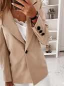 Chic One-Button Blazer for Everyday Style