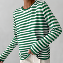 Chic Striped T-Shirt in Stylish Fabric
