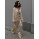 Silver Sequin Party Pants for Celebrations