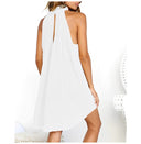 Chic Collar Pleated Summer Dress