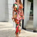 Chic Midi Dress with Adjustable Waist Tie