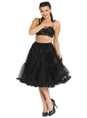 Classic Women's Layered Midi Skirt