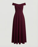 Chic Off-Shoulder Long Catwalk Evening Dress