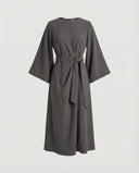 Stylish Lantern Sleeve Dress with Cinched Waist