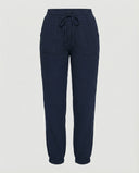 Airy Women's Leisure Pants with Elastic Waist and Side Pockets