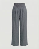 Women's Relaxed Fit Linen Pants with Elastic Waist
