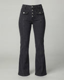 Chic High-Waist Flared Jeans for Women