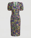Elegant Puff Sleeve Evening Dress for Women