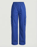 Women's Cargo Pants with Stretch Waistband & Utility Pockets