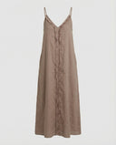 V-Neck Women’s Maxi Dress with Side Pockets
