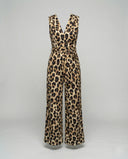 Trendy Leopard Print Women's Jumpsuit